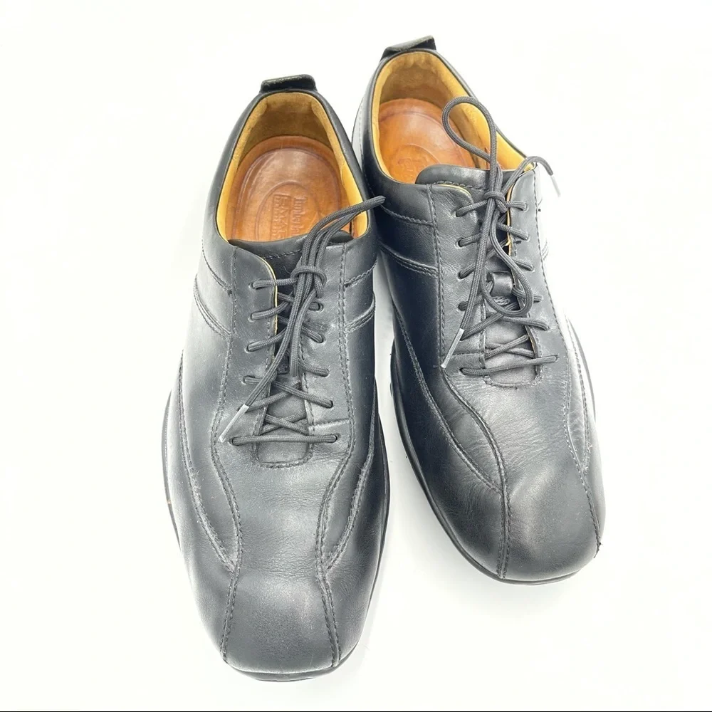 TIMBERLAND Smart Comfort System Black Leather Lace Up Shoes Men's